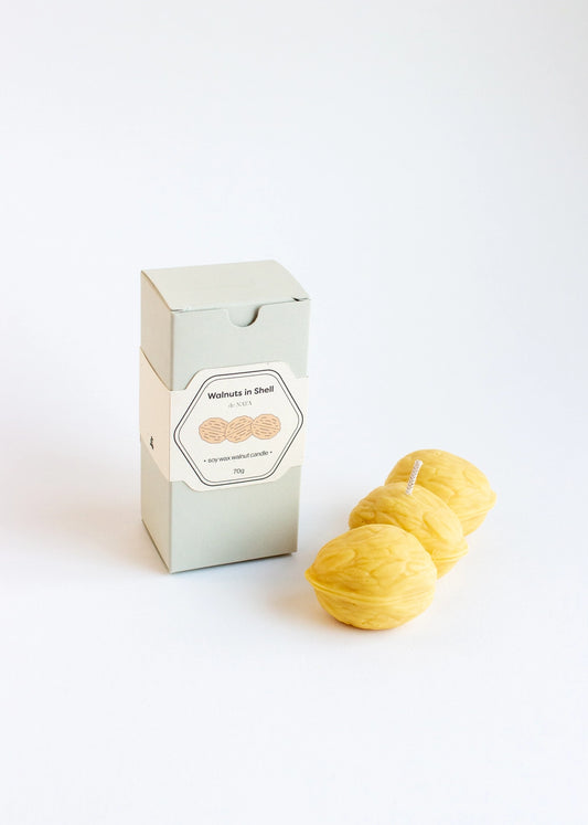 Walnuts in Shell Candle