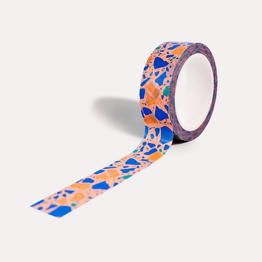 Peach Terrazo Washi Tape
