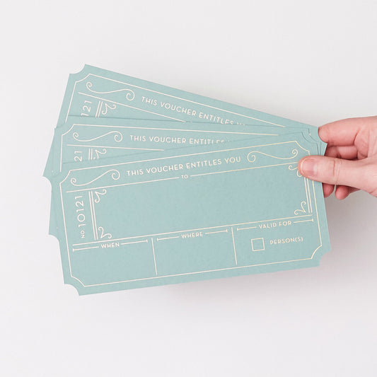 Golden Tickets in Avocado Green