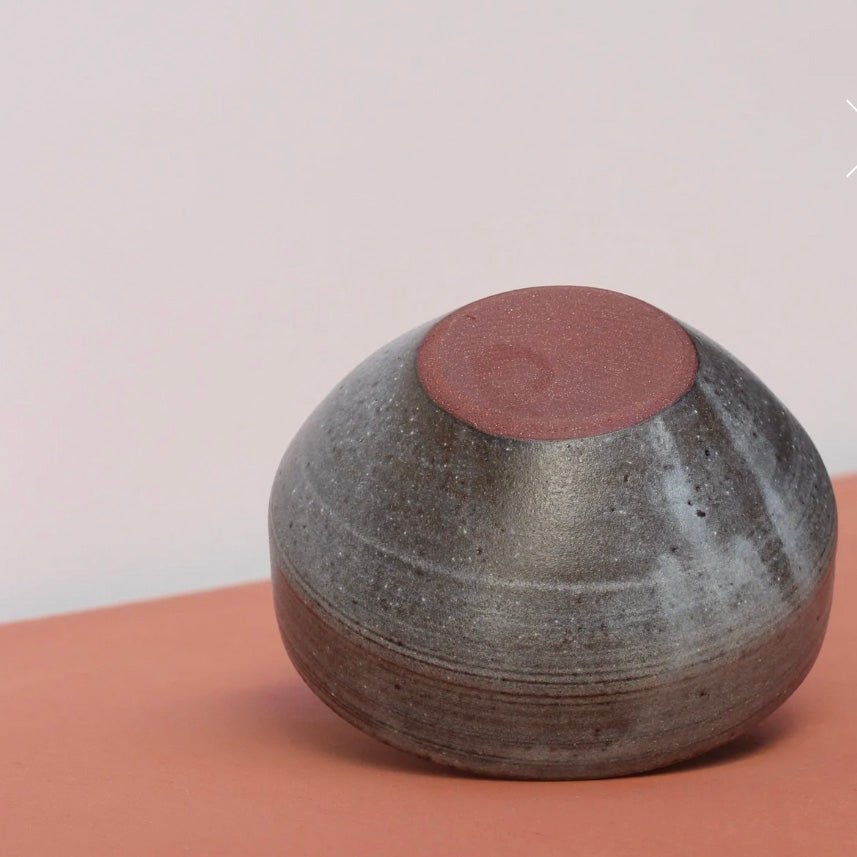 Mottled Blue Small Ramen Bowl
