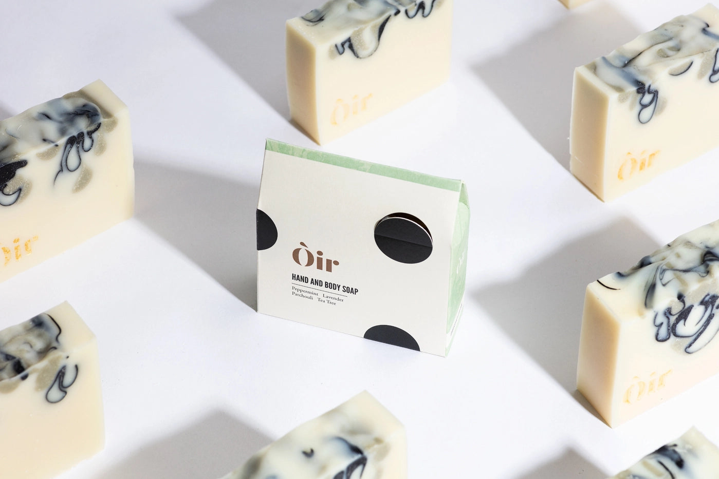 Òir Soap Peppermint, Lavender, Patchouli, Tea Tree Soap