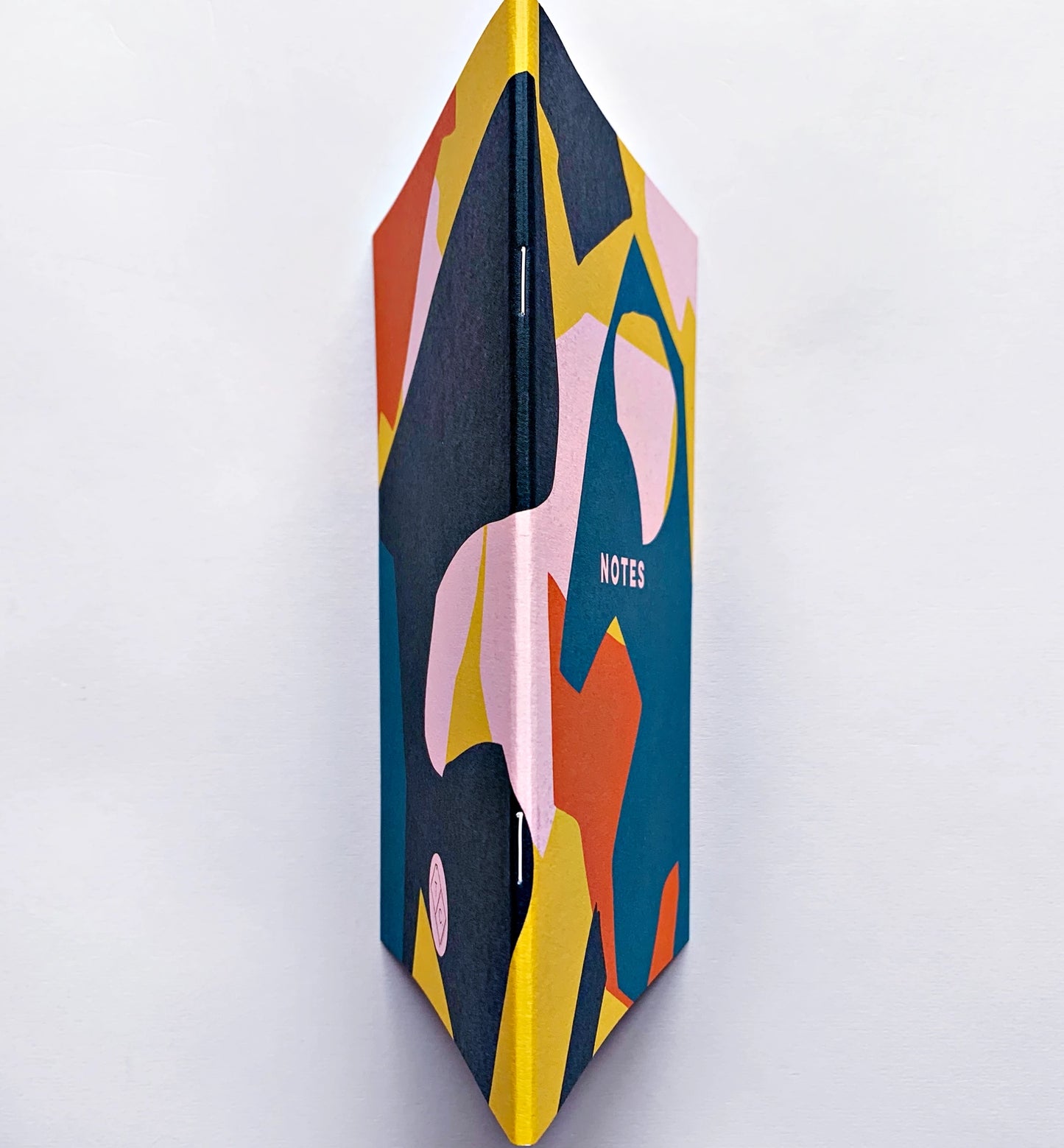 The Completist Pink Cut Out Shapes 40 Page Dot Grid Notebook