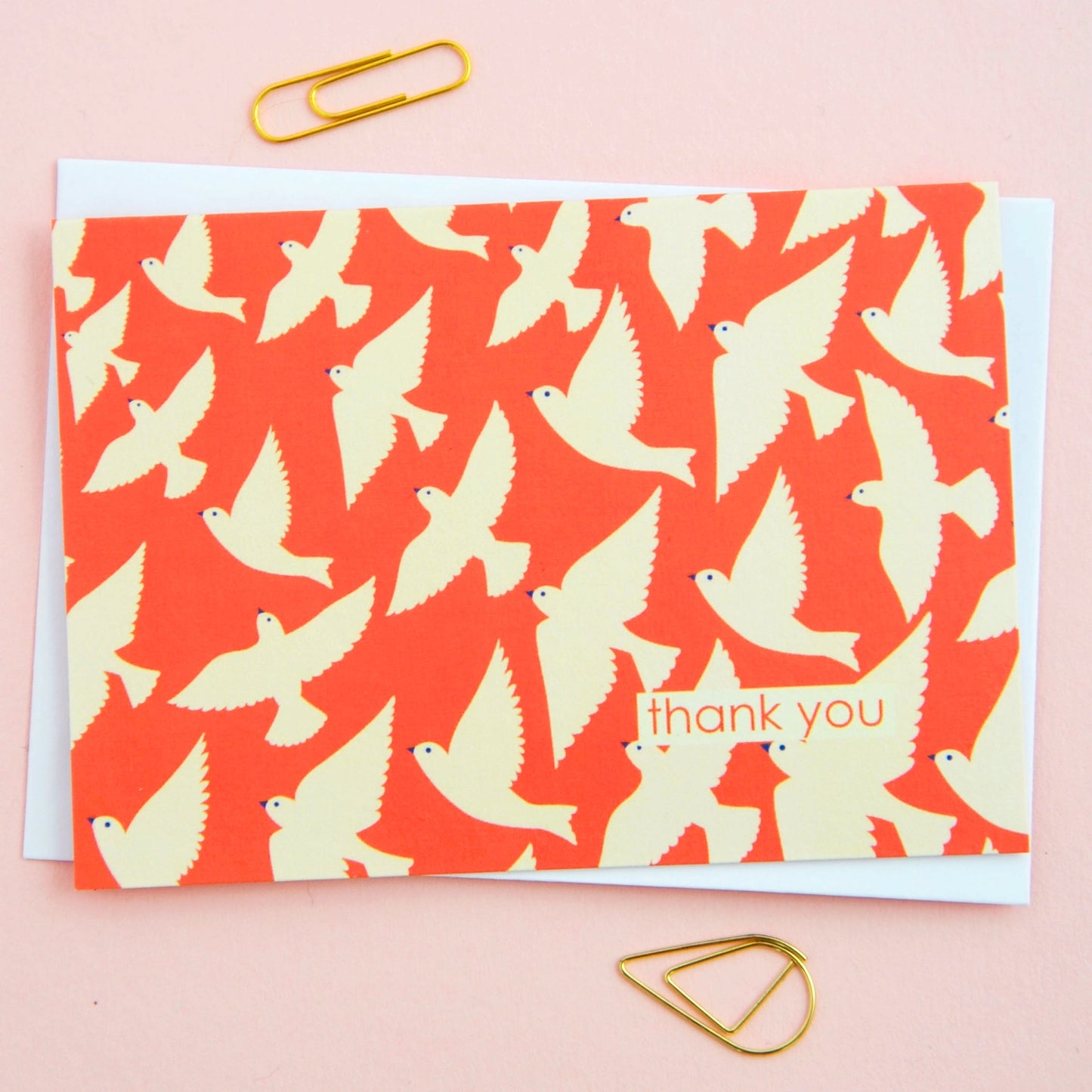 Birds Thank You Card Notecard Set