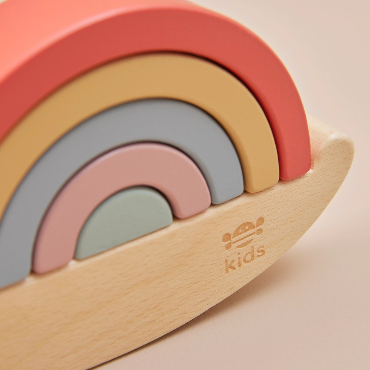 Just Bee Kids Wooden Snail Stacker Toy