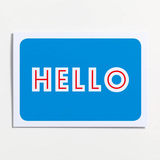 Hello Greetings Card