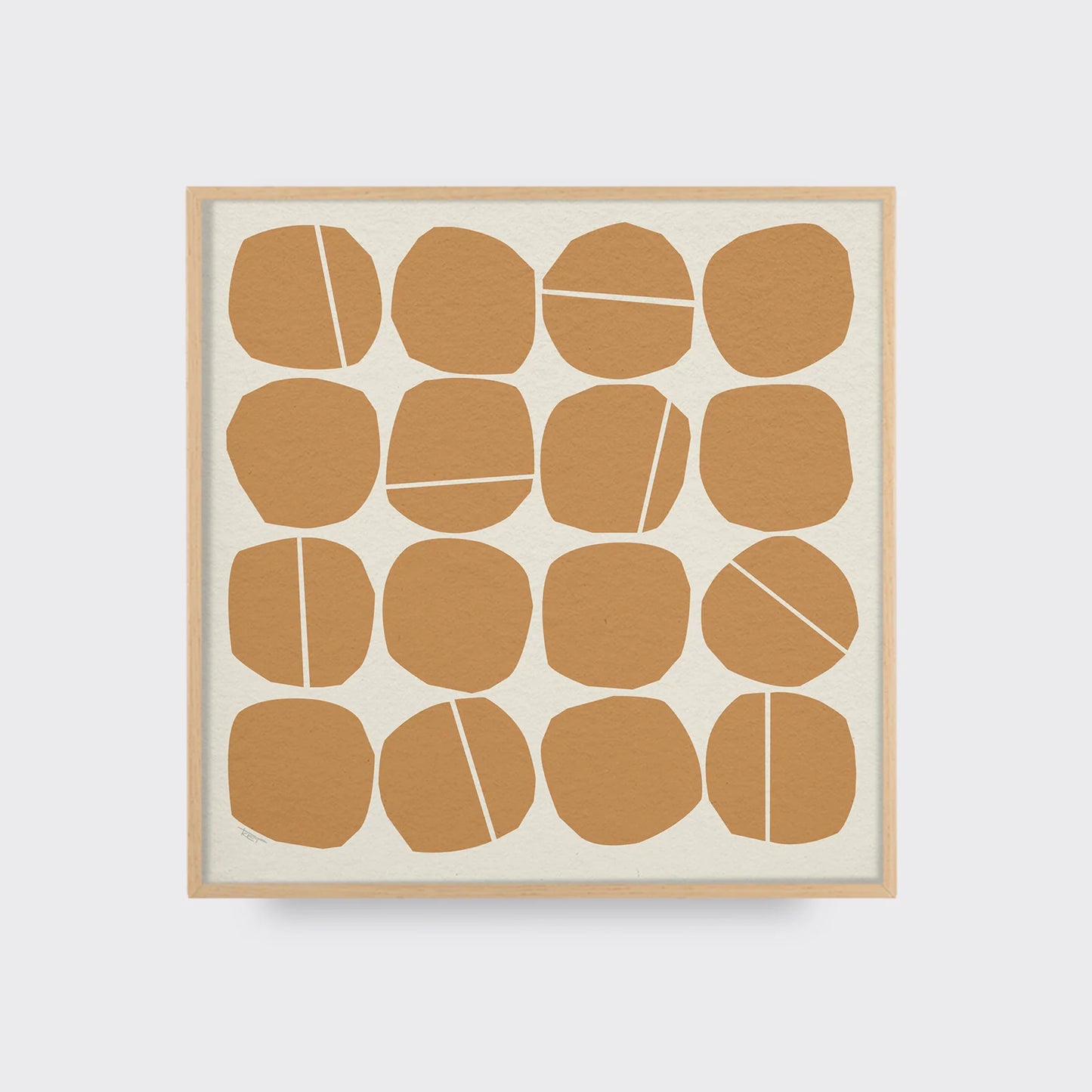 Cobble Print Clay 30 x 30 cm