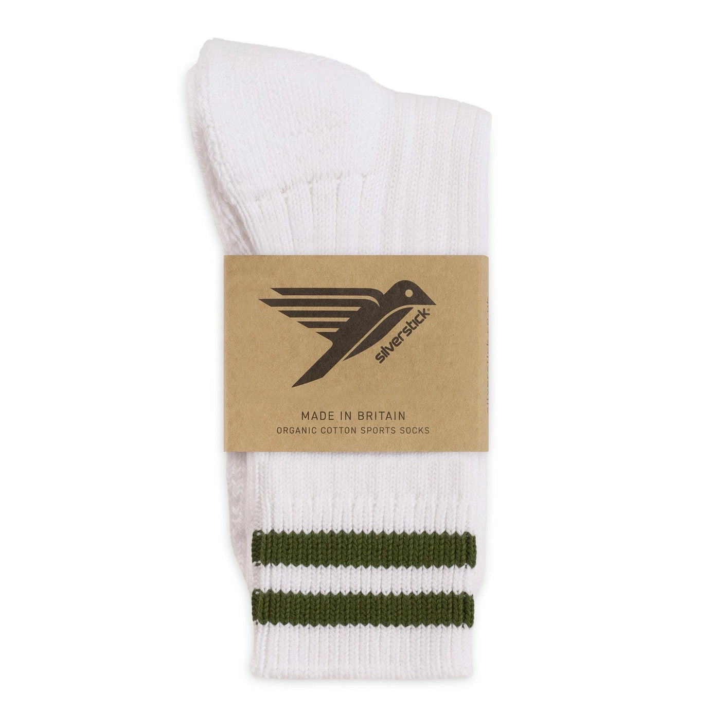 Air Organic Cotton Sport Sock: Green
