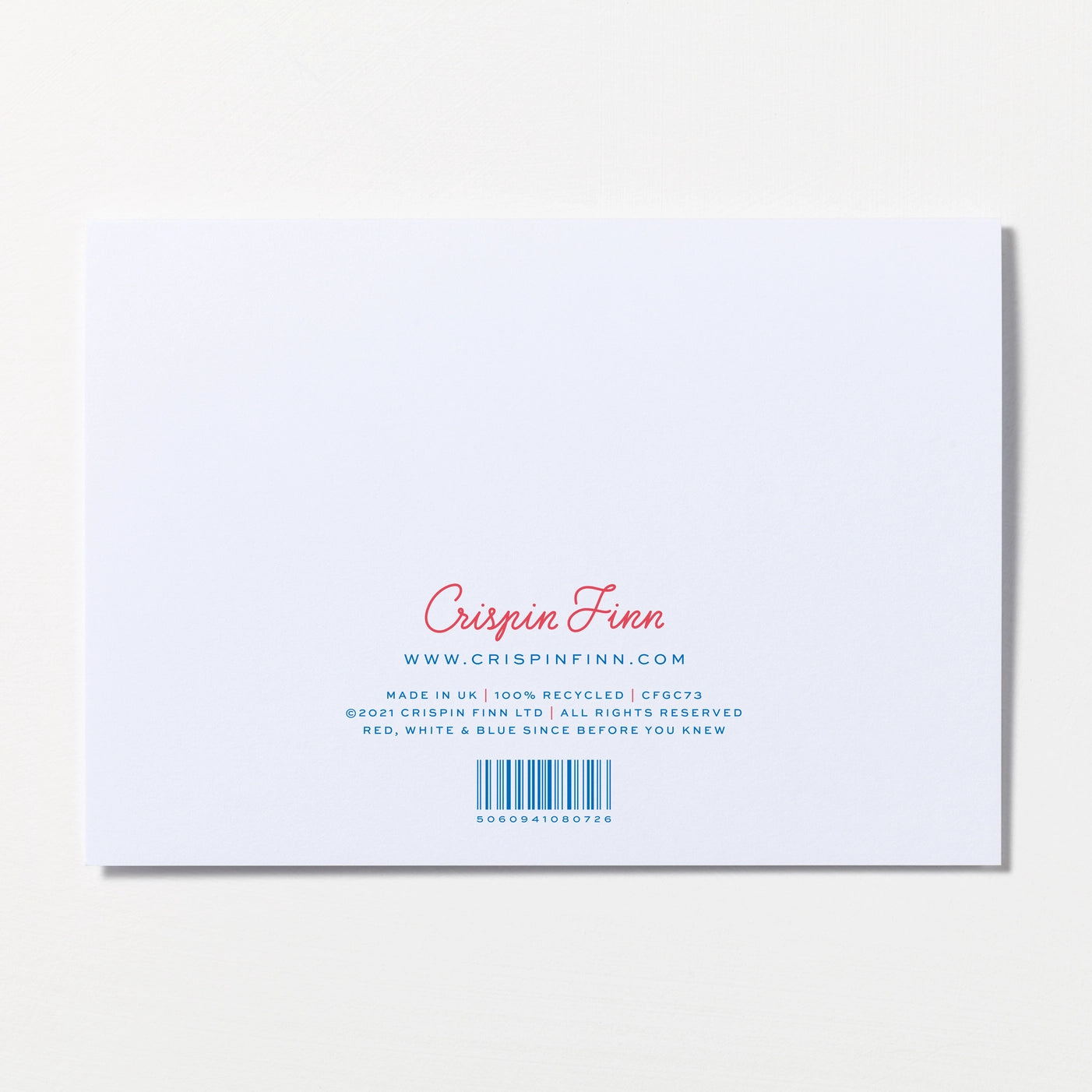 Nice Number Greetings Card - 50