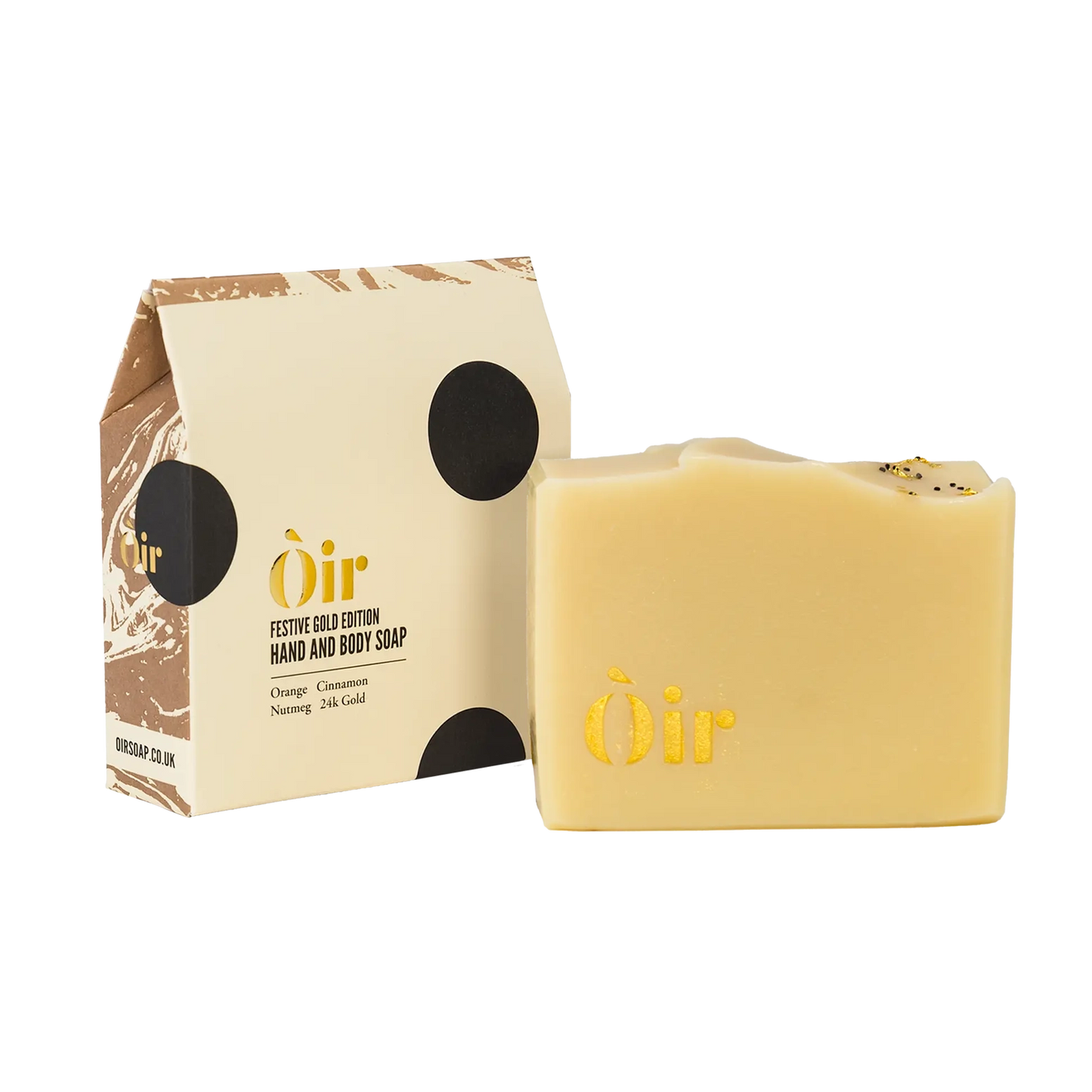 Òir Soap Limited Edition Christmas Soap - Orange, Cinnamon, Nutmeg