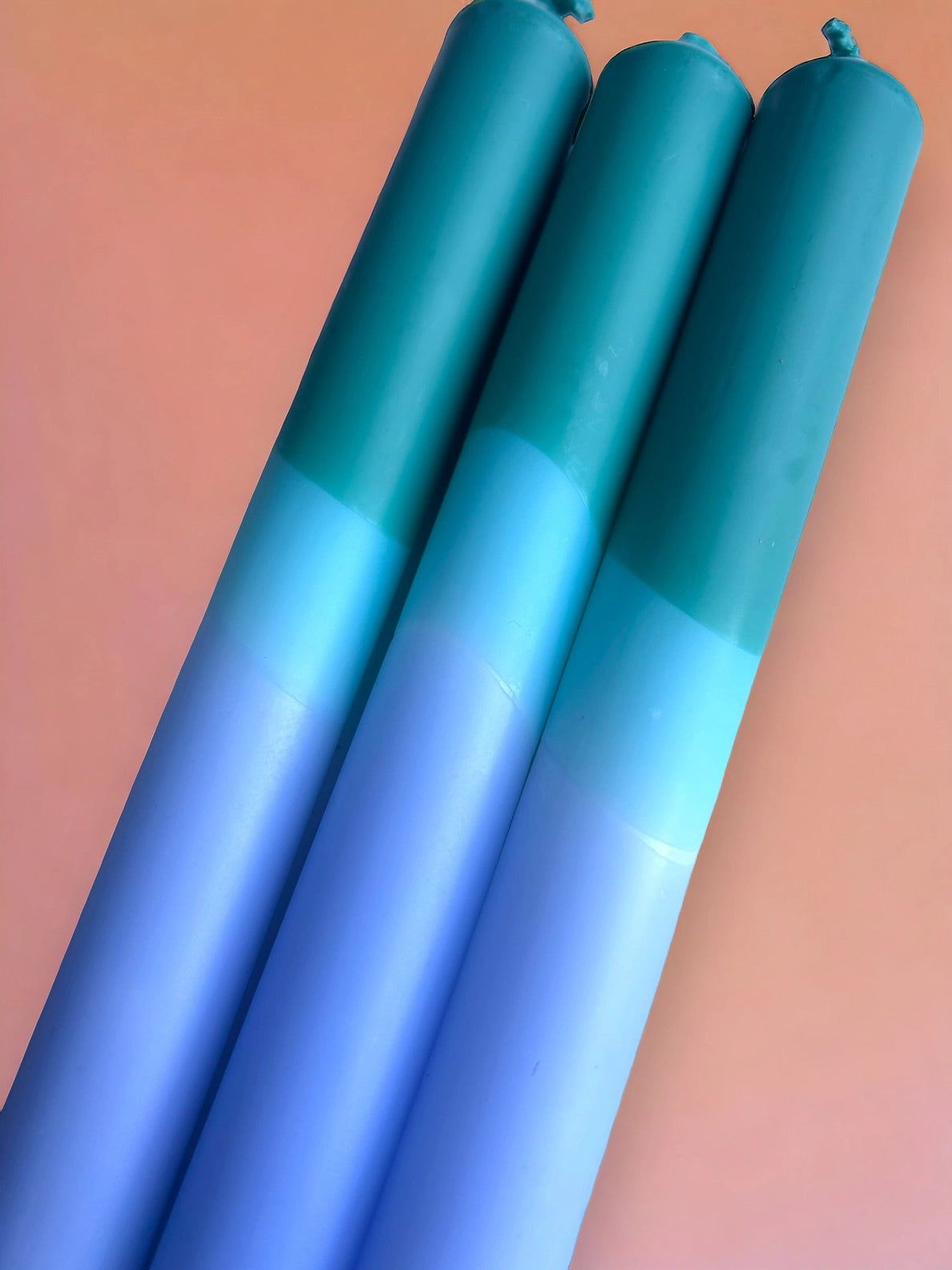 Sage Serenity - Dip Dye Dinner Candle Trio