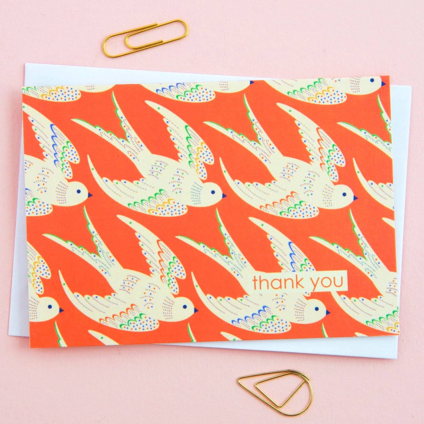 Birds Thank You Card Notecard Set