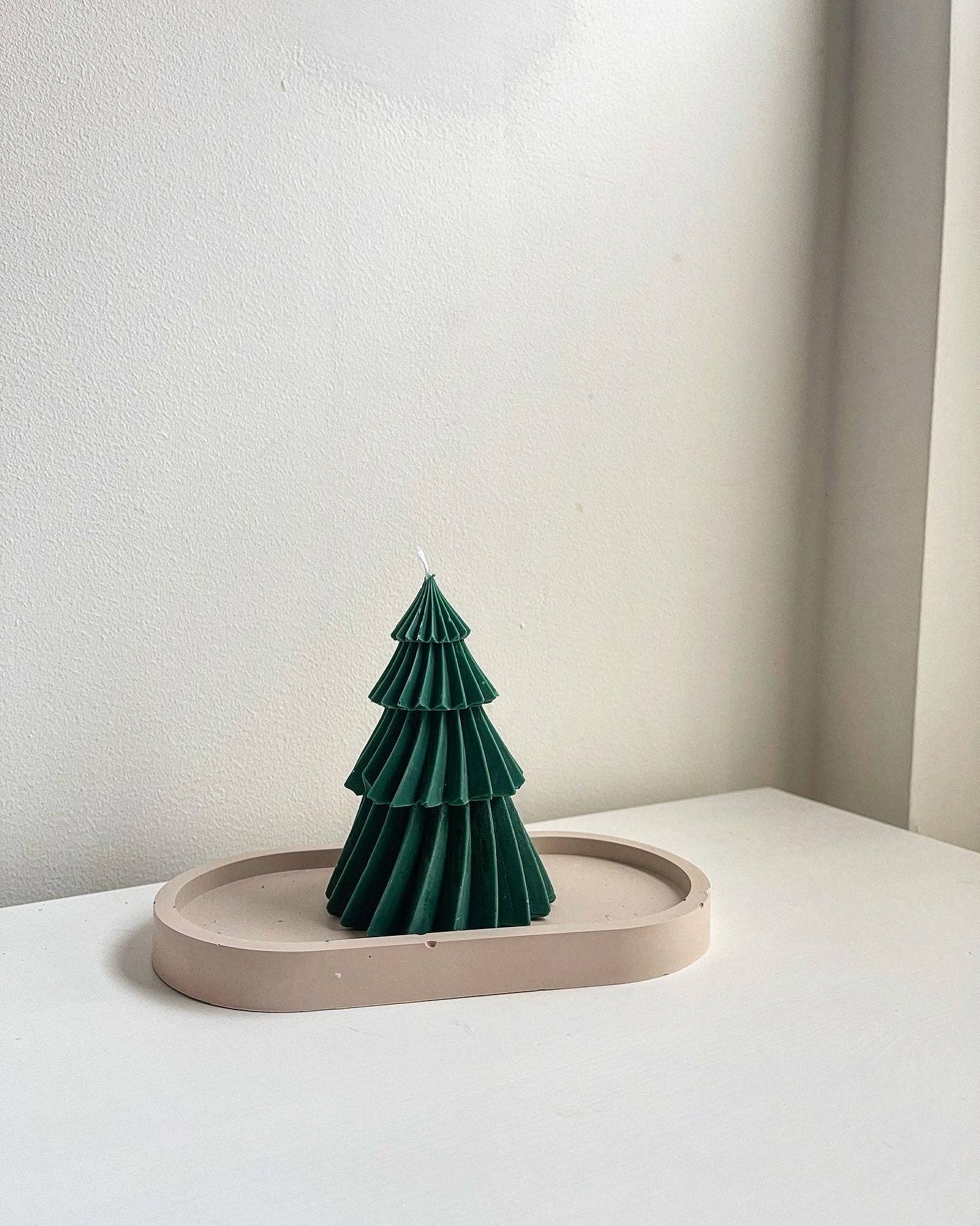 Christmas Tree Candle in Mint