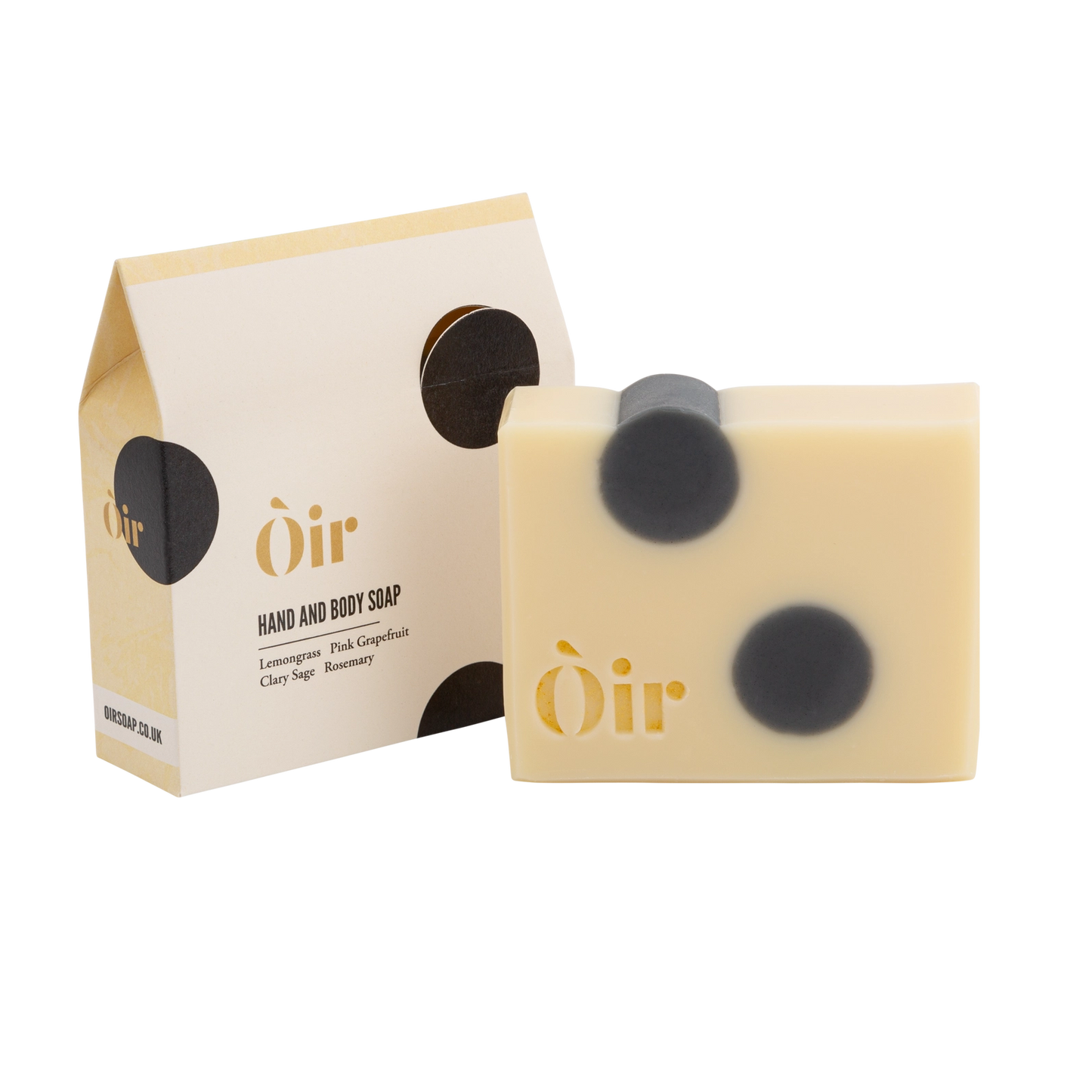 Òir Soap Lemongrass, Pink Grapefruit, Clary Sage, Rosemary Soap