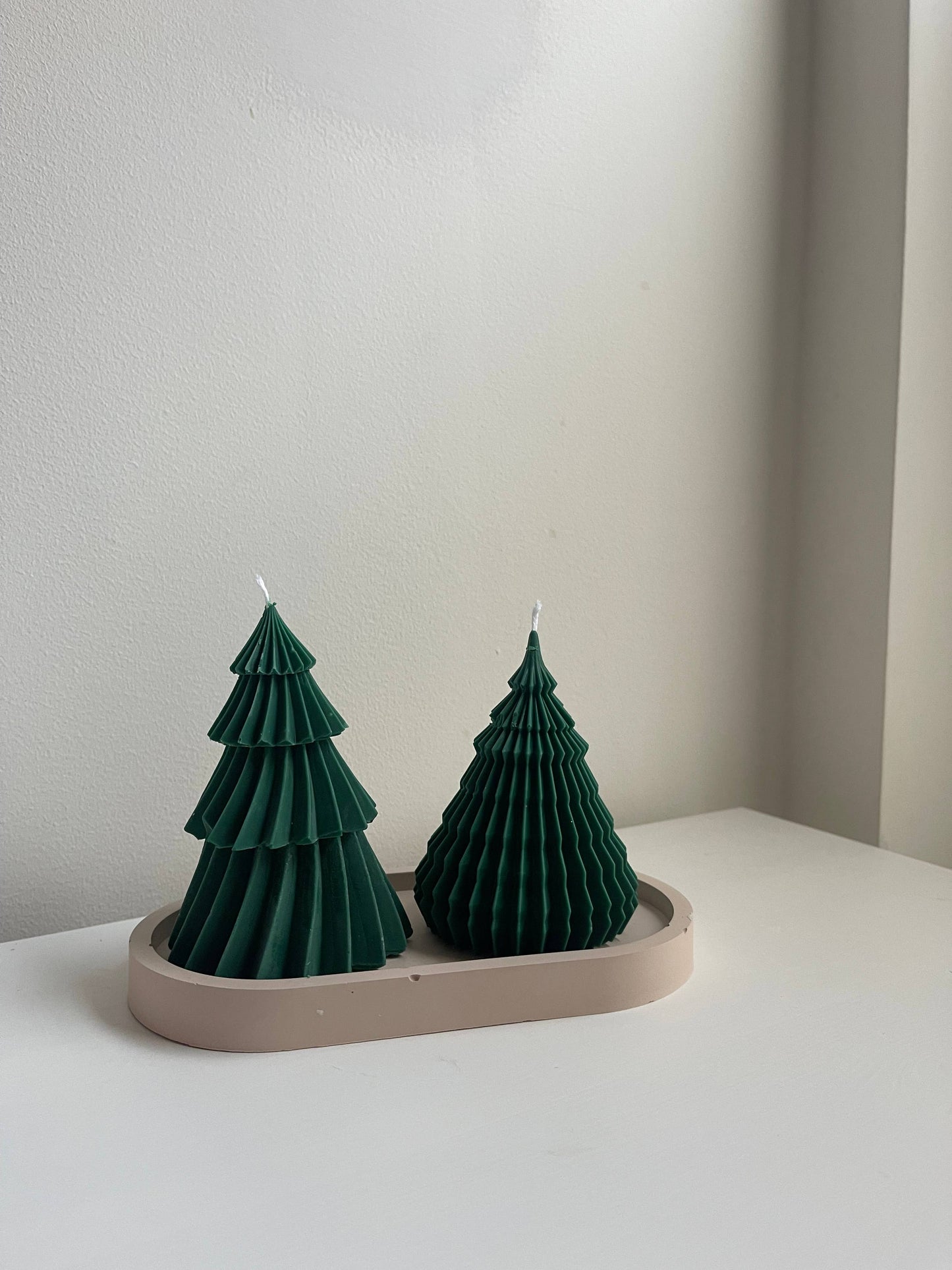 Christmas Tree Candle in Mint