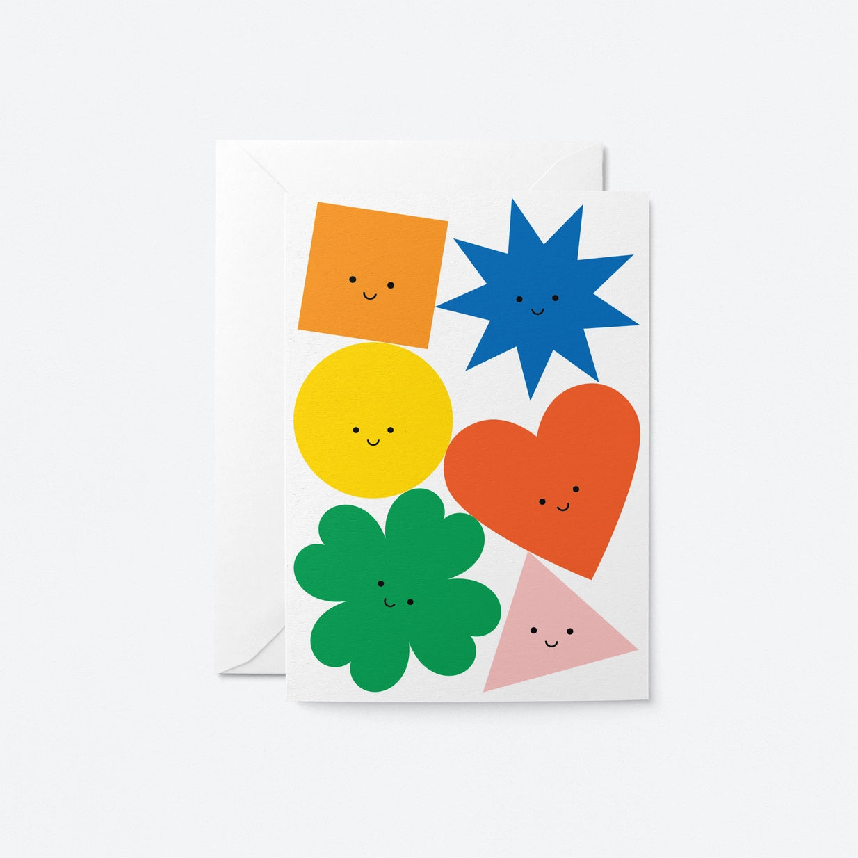 Happy Shapes Greeting Card