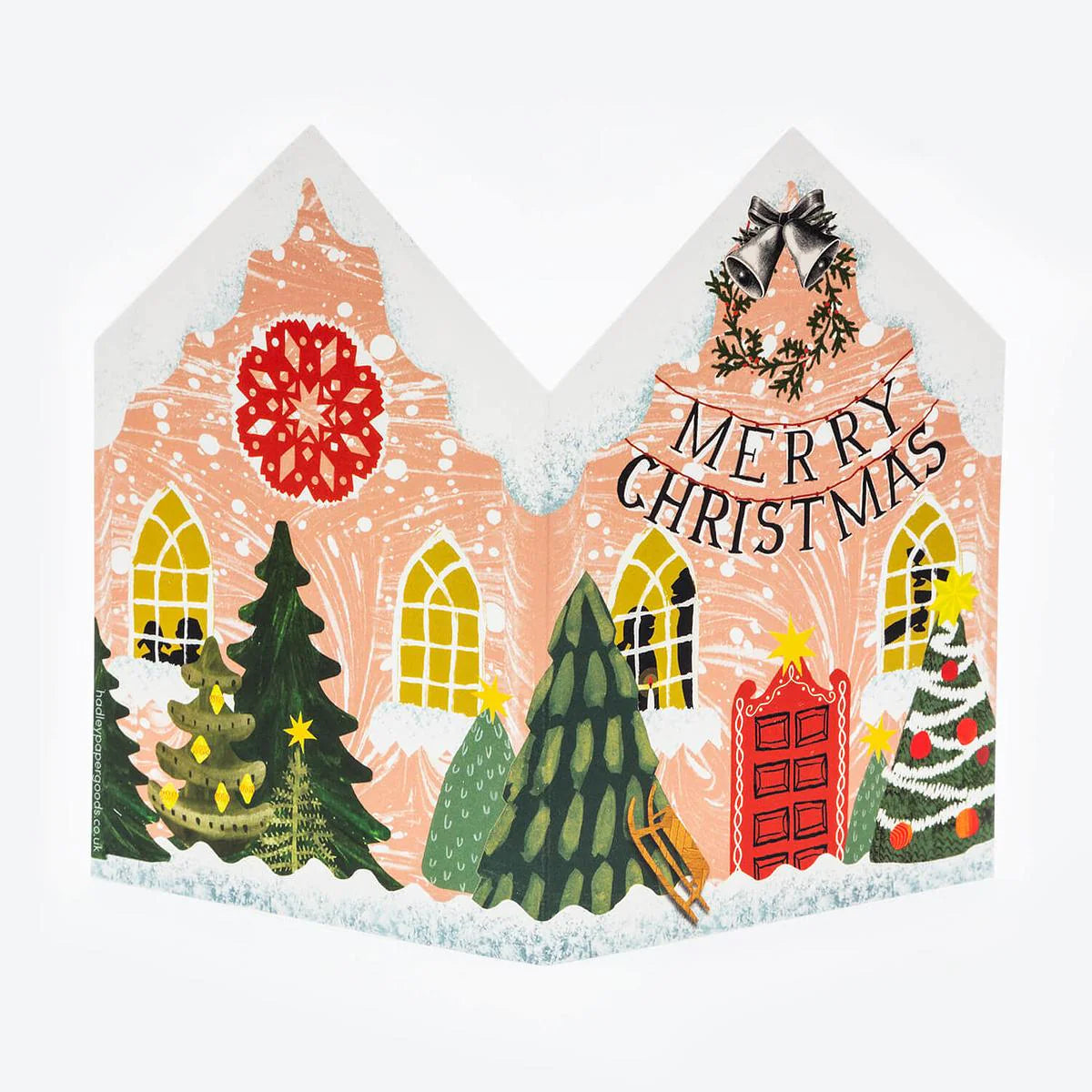 Concertina House Christmas Card