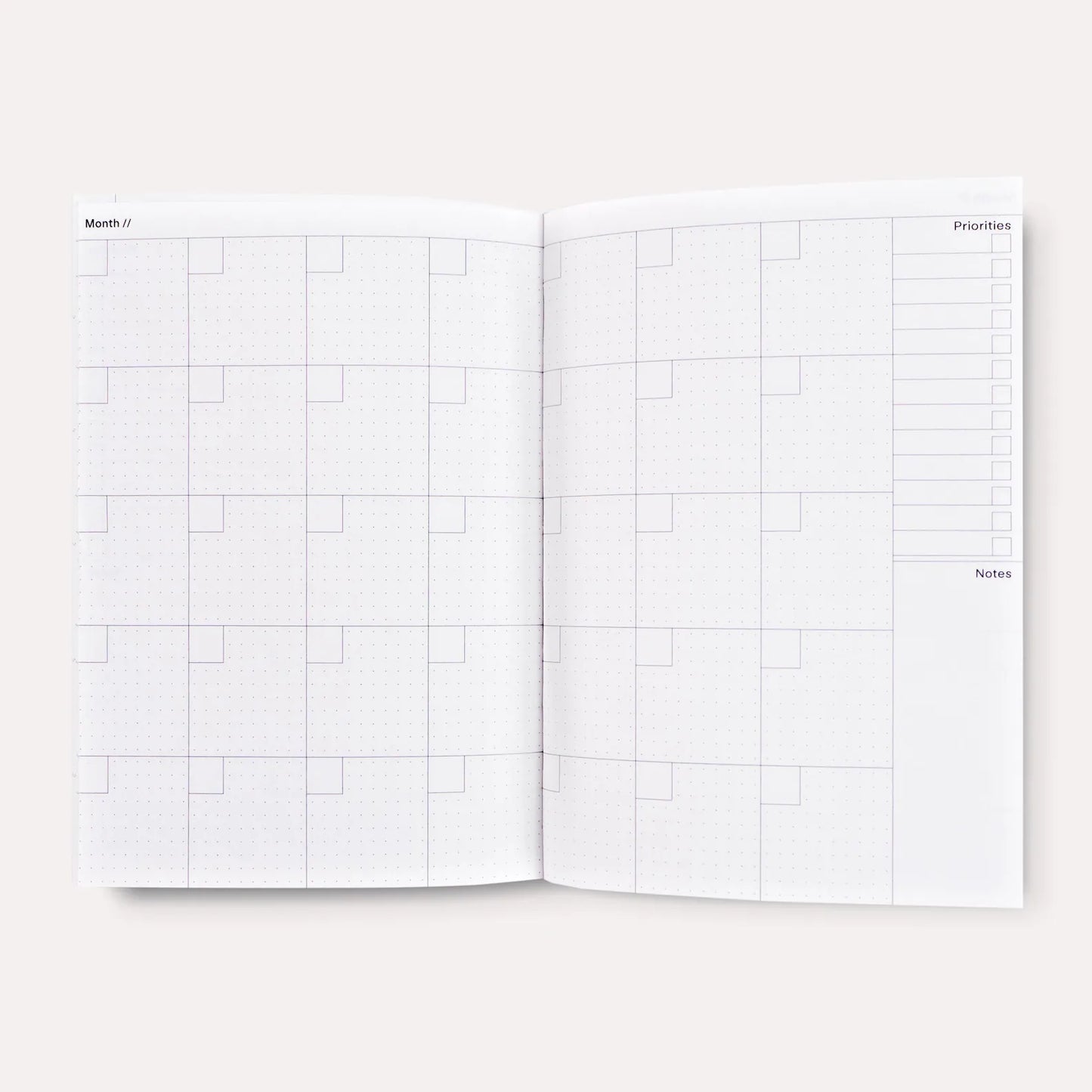 Hinoki No. 1 Undated Weekly Planner Book