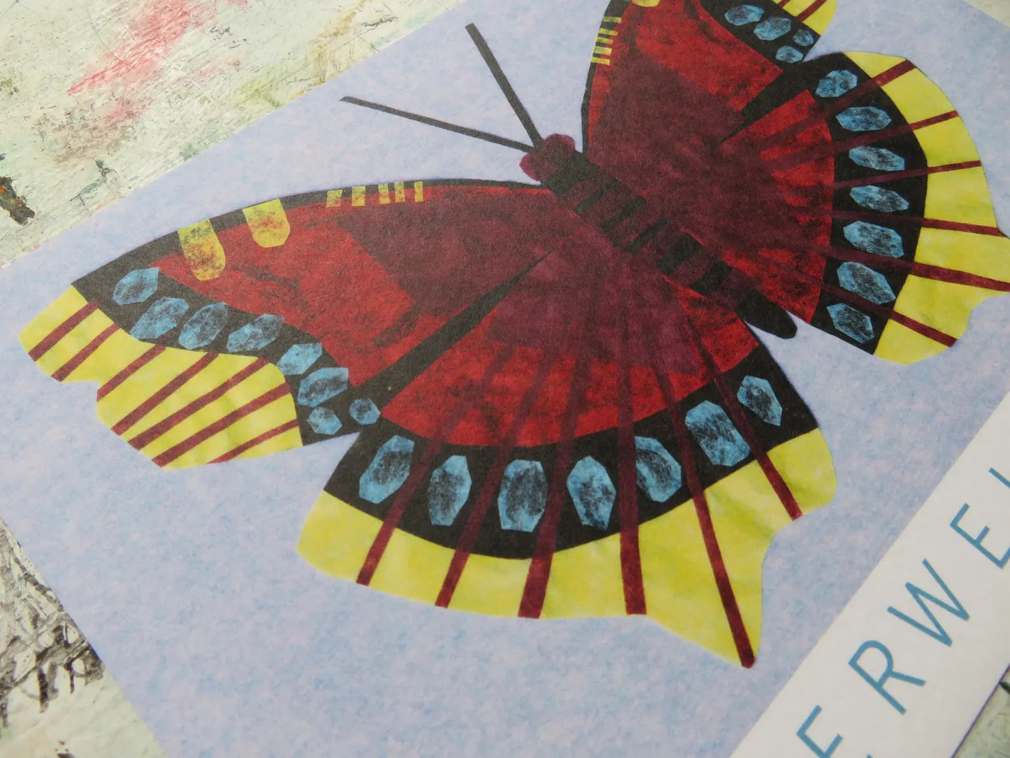 Camberwell Beauty Butterfly A5 Art print