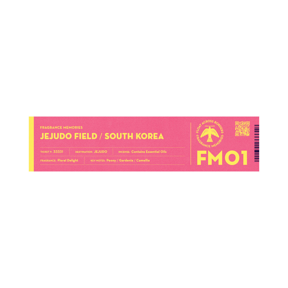 Fragrance Memories Incense Jejudo Field - South Korea