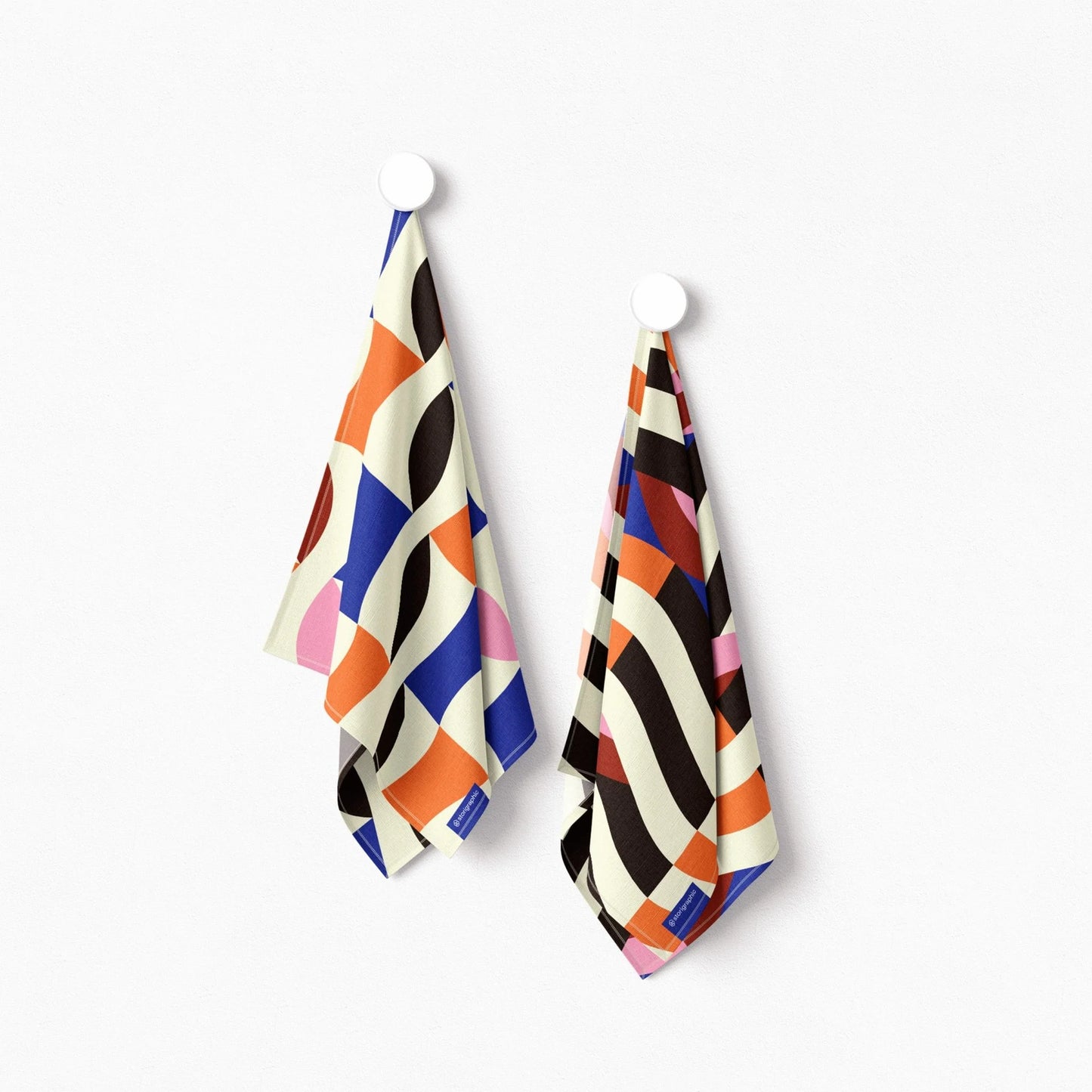 Cotton Tea Towel Kinetic 2