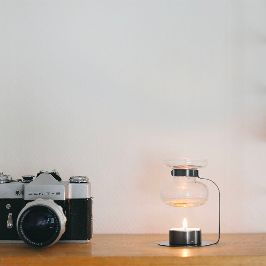 Aroma Oil Warmer in Black