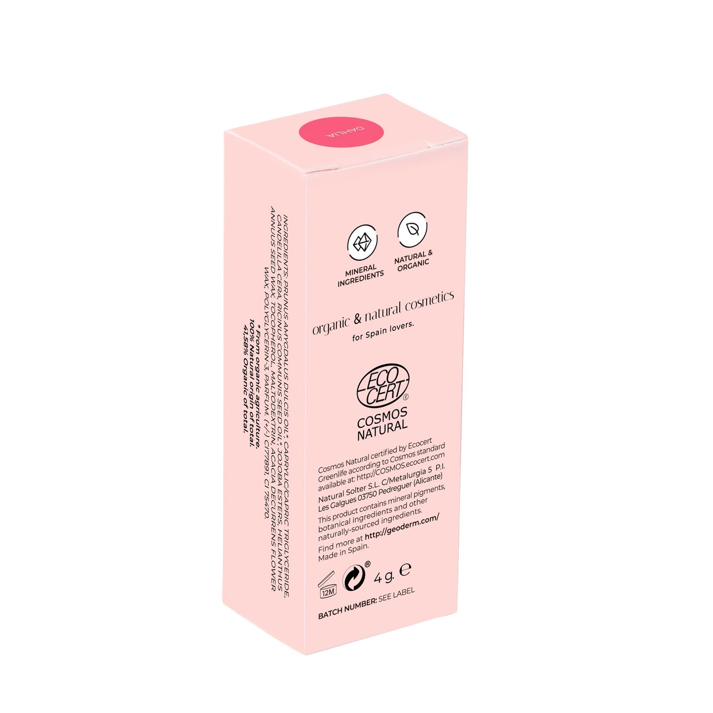 Geoderm Lipstick Dahlia/Pink