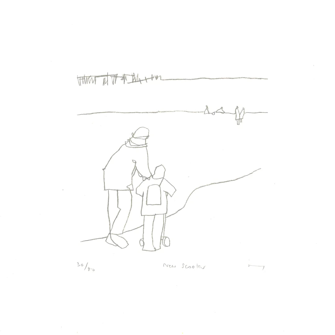 'New Scooter' Screen Print