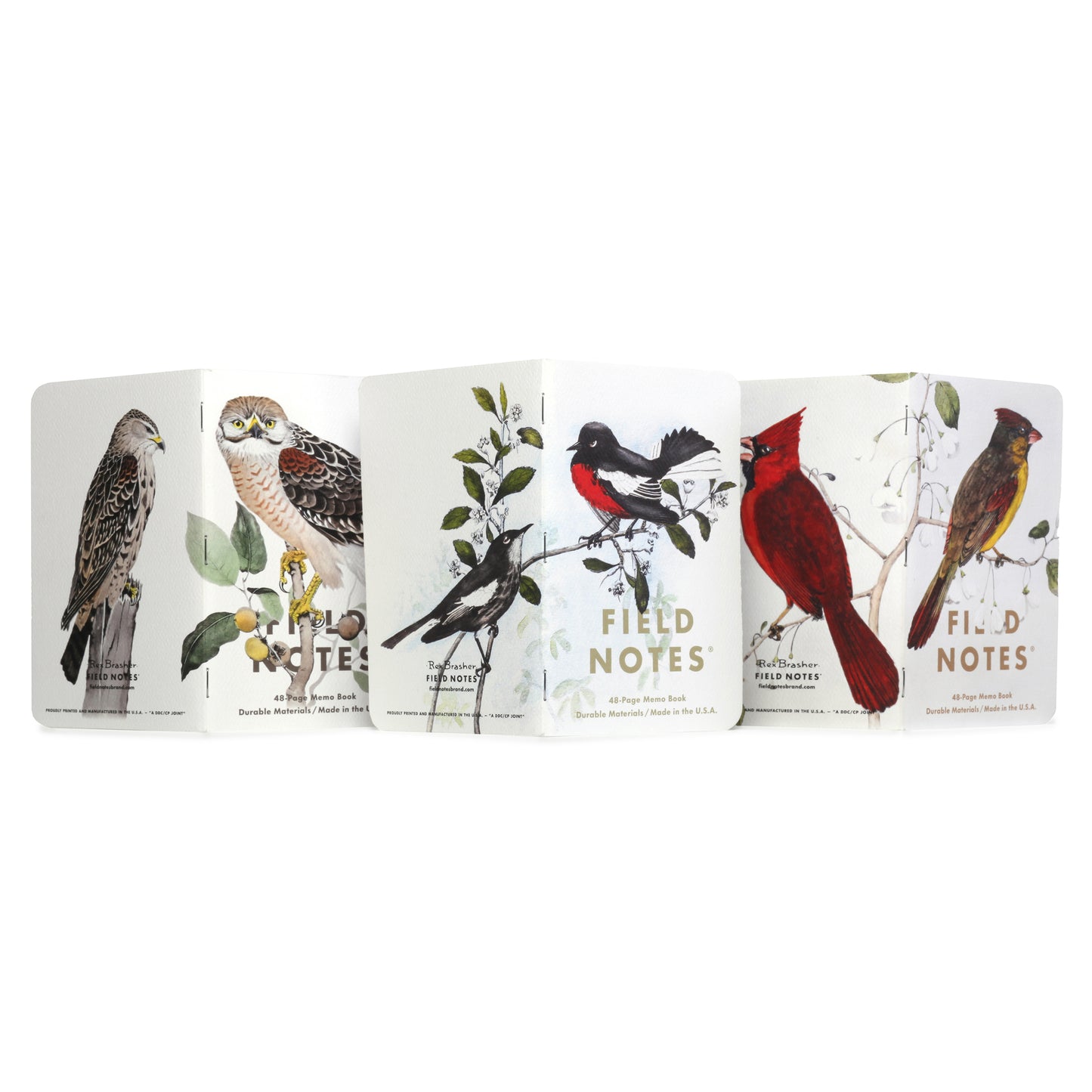 Field Notes Birds and Trees of North America - Pack of Three