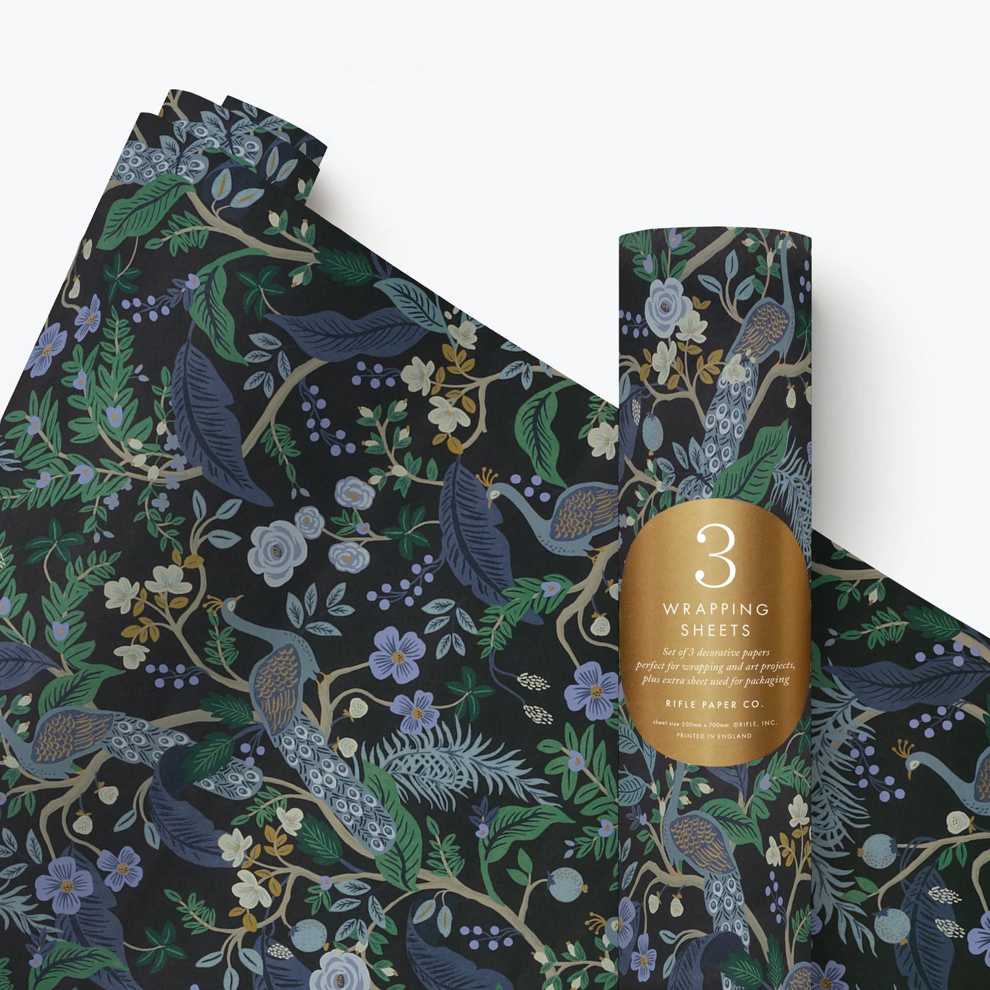Peacock Gift Wrap Roll