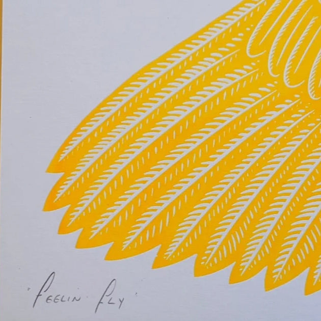 Feelin' Fly Riso Print