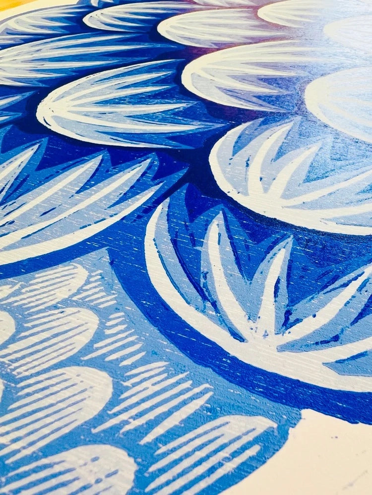 Reptile Disfunction Woodcut Print