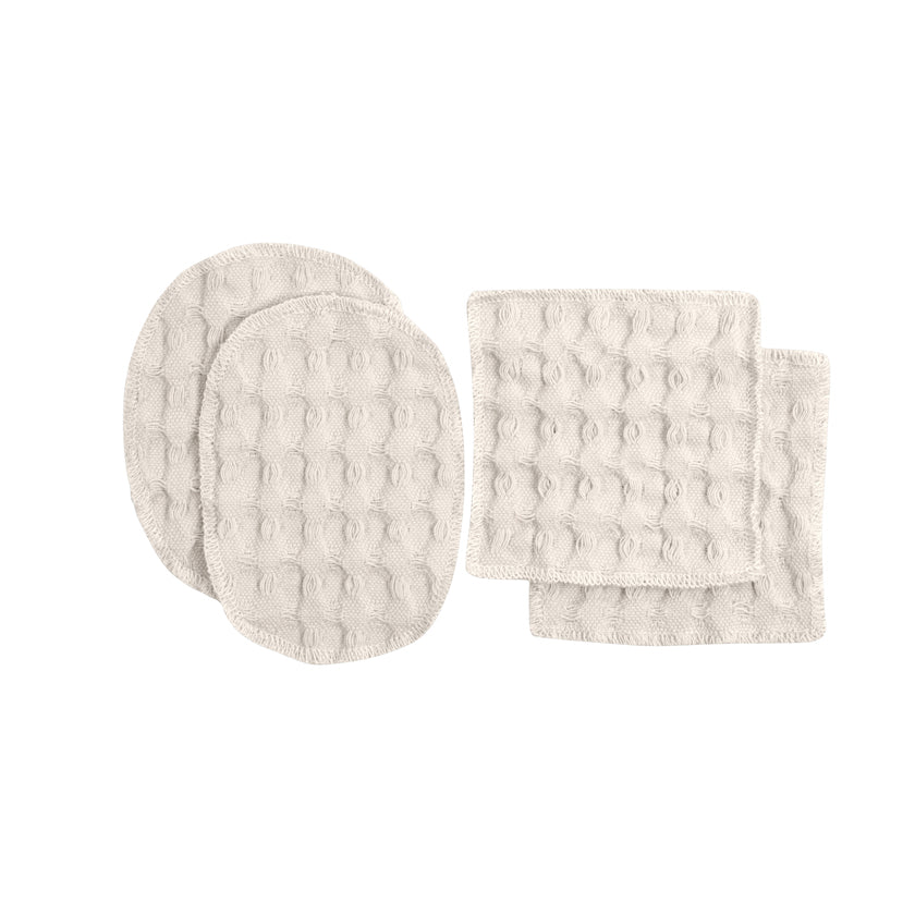 Organic Cotton Big Waffle Make Up Pads