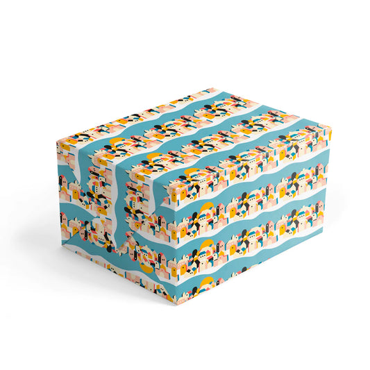 Bureau Alice Village by the Sea Gift Wrap Sheet