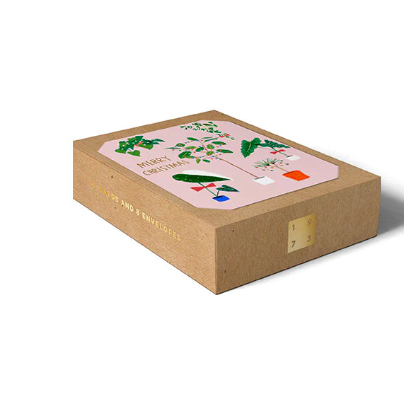 Carolyn Suzuki Botanical Christmas - Box of Christmas Eight Cards
