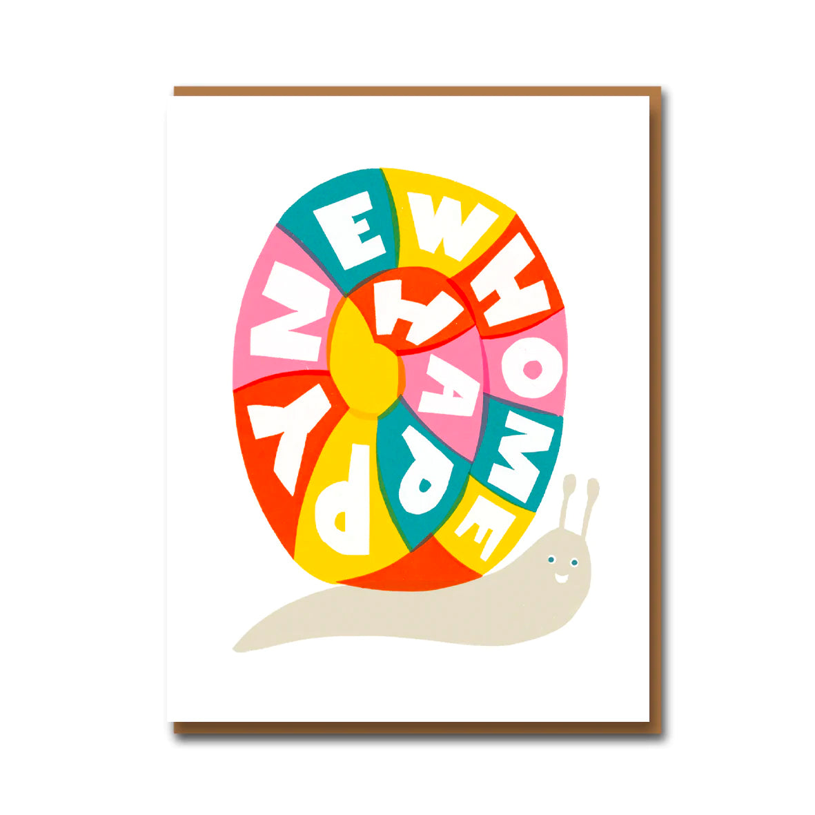 Sukie New Home Snail Greetings Card