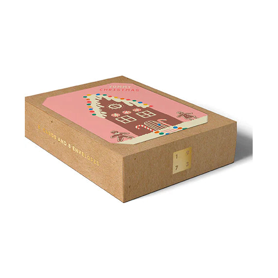 Emma Cooter Draws Gingerbread - Box of Christmas Eight Cards