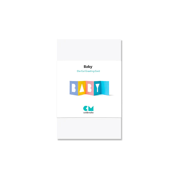Cut & Make Baby Block Card