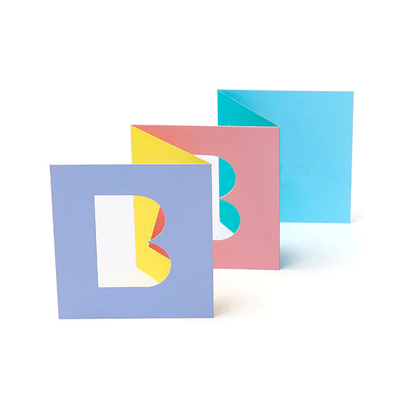 Cut & Make Baby Block Card