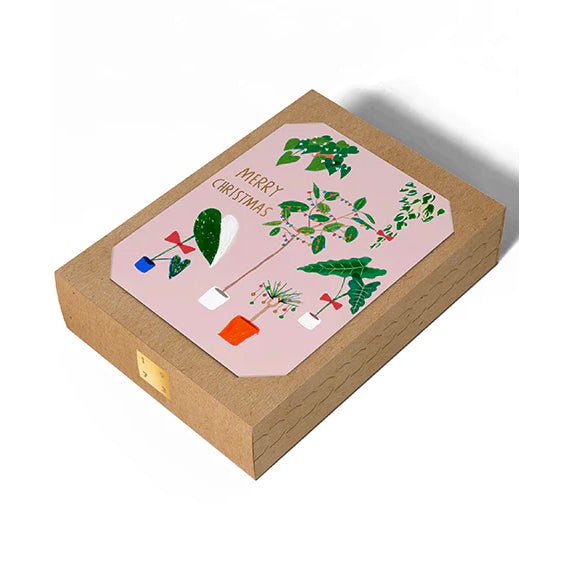 Carolyn Suzuki Botanical Christmas - Box of Christmas Eight Cards