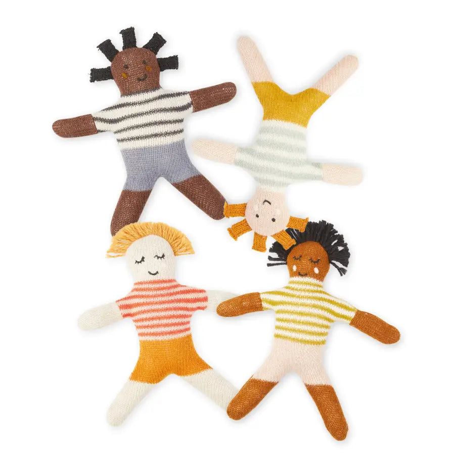 Buddies. Mini Knit Rattles