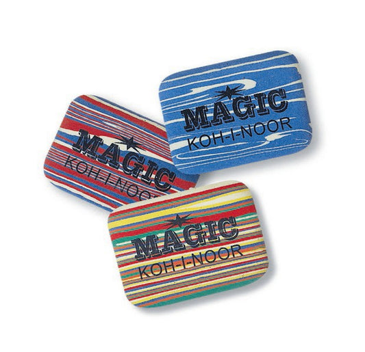 Marbled Multi Coloured Eraser