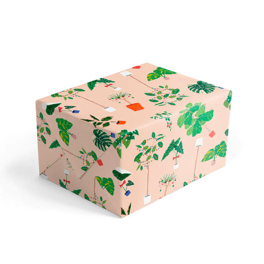 Carolyn Suzuki Botanical Christmas Gift Wrap Sheet