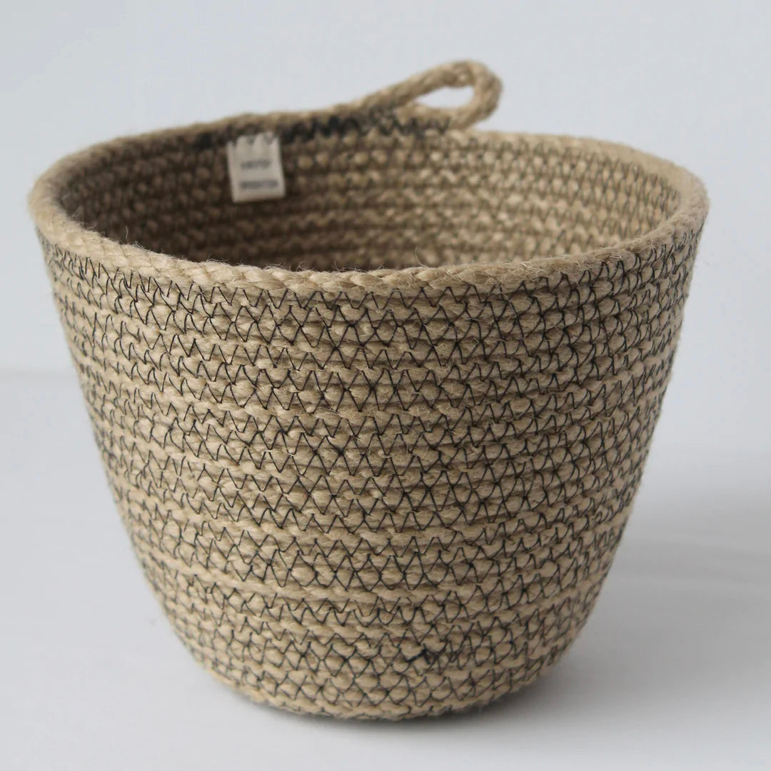 Stitched Rope Plant Pot