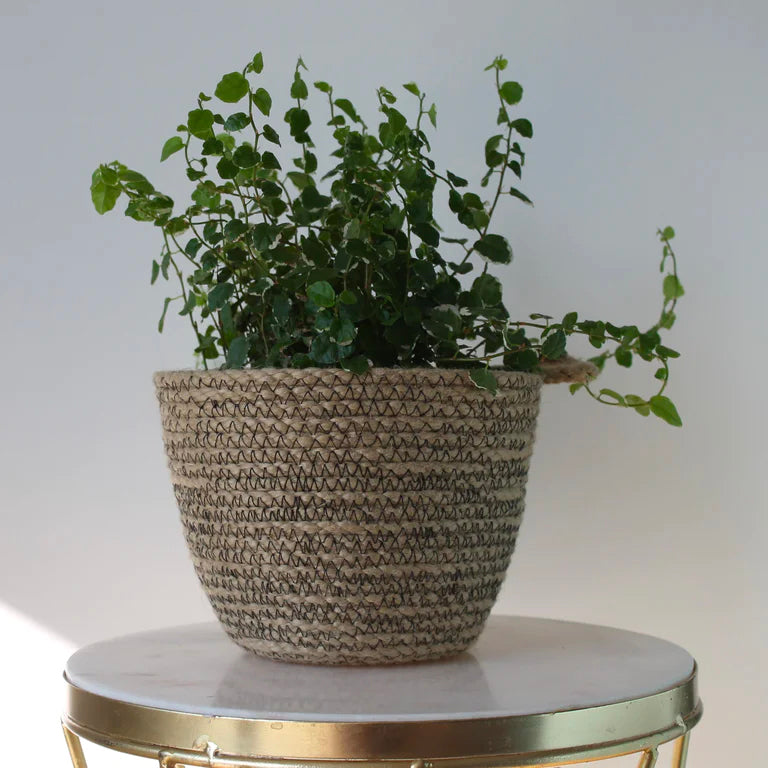 Stitched Rope Plant Pot