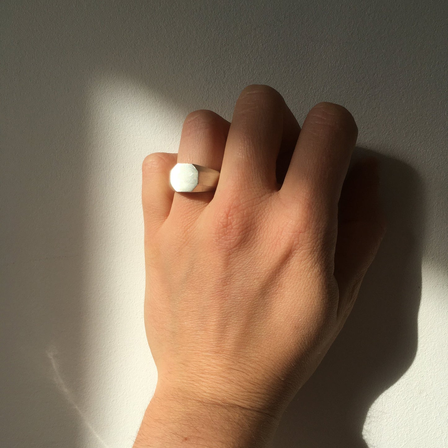 Octagon Signature Signet Ring