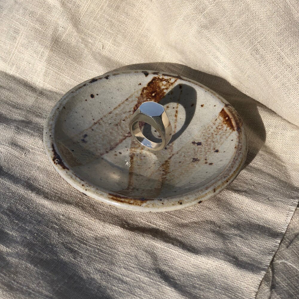 Octagon Signature Signet Ring