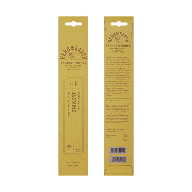 Herb & Earth Bamboo Incense Jasmine