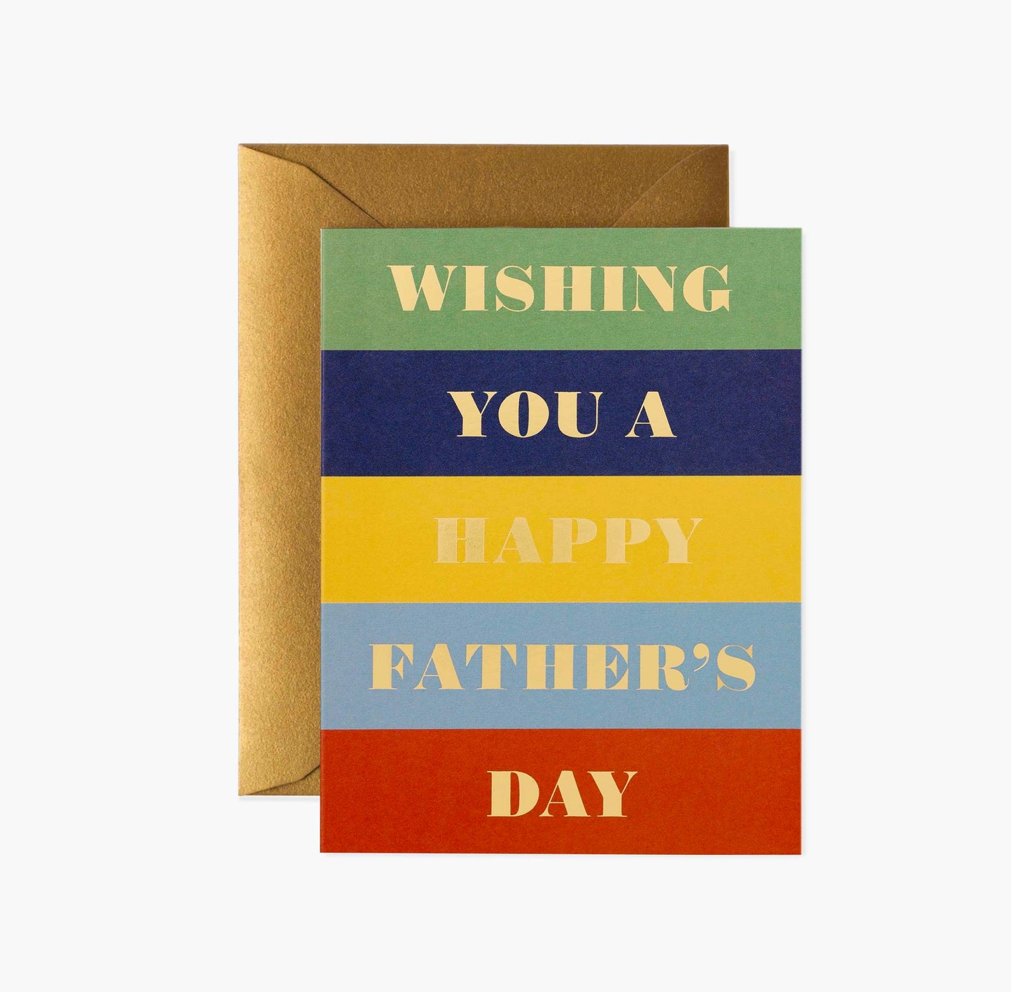 Colour Block Father's Day Card