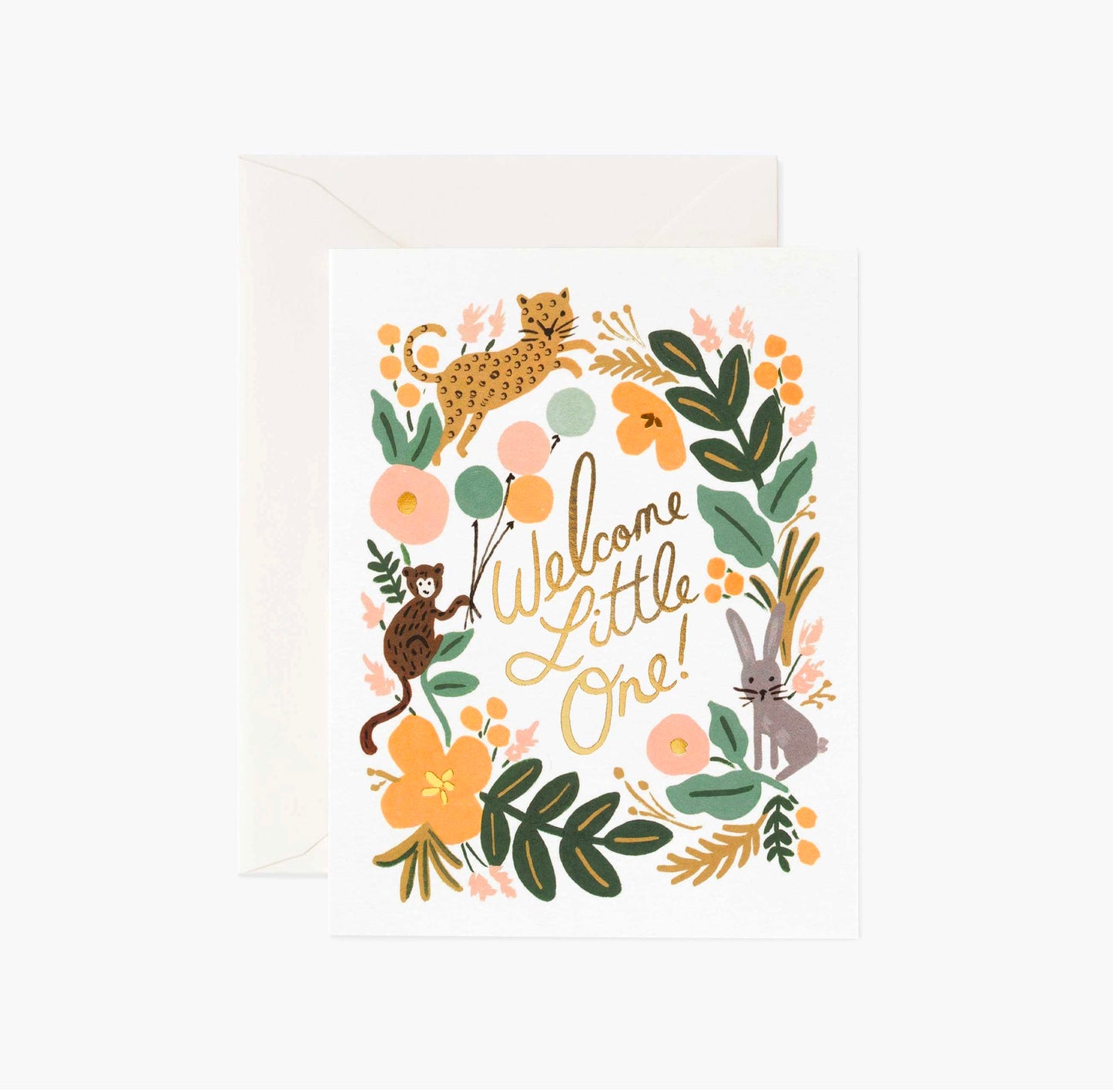 Welcome Little One Menagerie Card