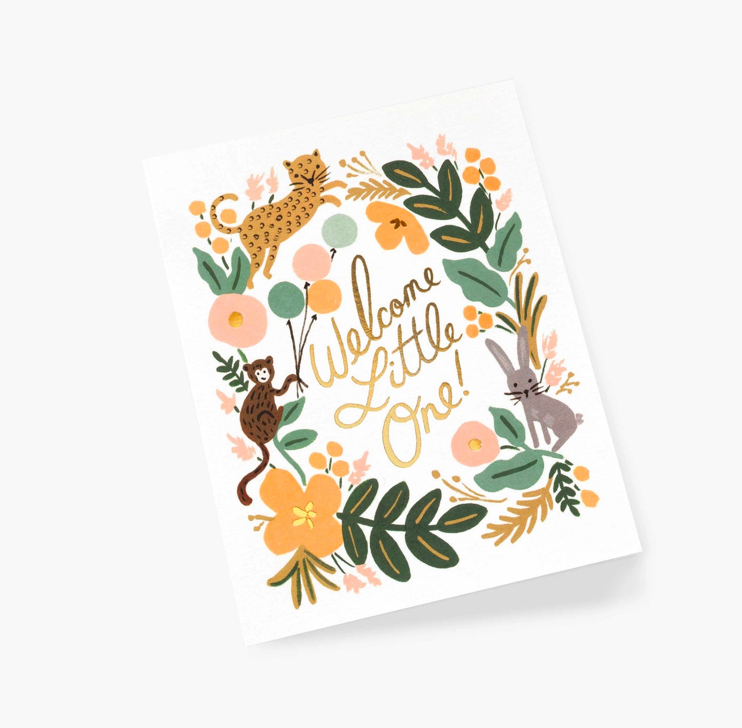 Welcome Little One Menagerie Card